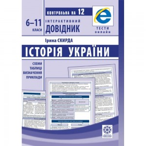 Інтерактивний довідник ЗНО-ДПА Історія України Скирда. Схеми, таблиці, Визначення, Приклади