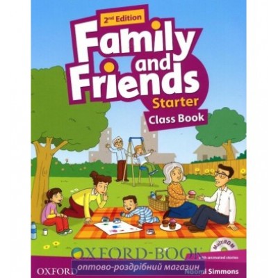 Підручник Family & Friends 2nd Edition Starter Class book + MultiROM заказать онлайн оптом Украина