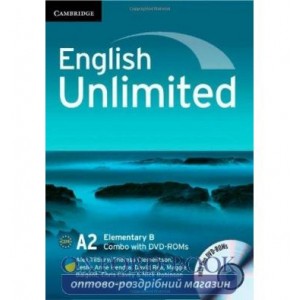 Підручник English Unlimited Combo Elementary B Students Book+workbook DVD-ROMs (2) Tilbury, A ISBN 9781107649286