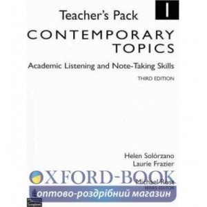 Книга для вчителя Contemporary Topics 1 Teachers book 3d Ed ISBN 9780132424288