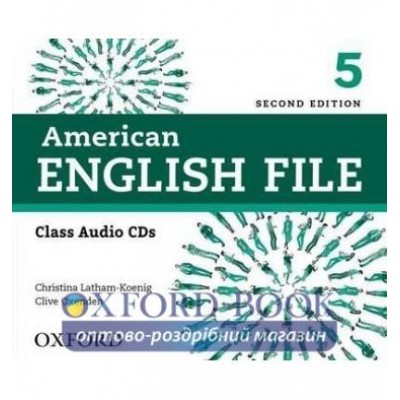 Диск American English File 2nd Edition 5 Class Audio CDs C1 Advanced ISBN 9780194775656 замовити онлайн