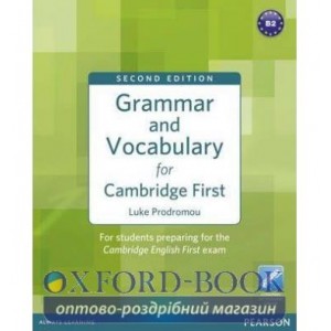 Книга Grammar and Vocabulary for FCE-key NEW ISBN 9781447903055