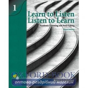 Книга Learn to Listen, Listen to Learn 1 ISBN 9780138140014