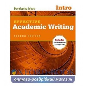 Книга Effective Academic Writing 2nd Edition Intro Developing Ideas with Student Online Acces Code ISBN 9780194323451