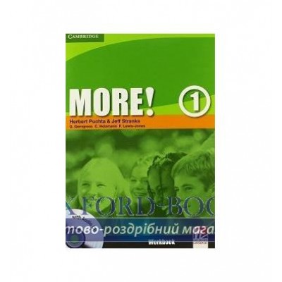 Робочий зошит More! 1 workbook with Audio CD Puchta, H ISBN 9780521712941 замовити онлайн
