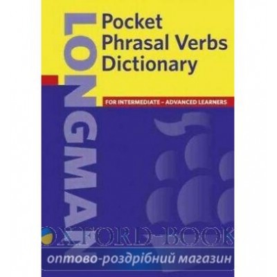 Словник LD Pocket Phrasal Verbs Cased ISBN 9780582776425 замовити онлайн