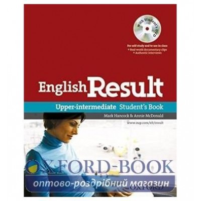 Підручник english result upper intermediate Students Book with DVD ISBN 9780194129572 замовити онлайн