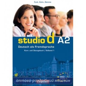 Робочий зошит Studio d A2 Teil 1 (1-6) Kursbuch und Ubungsbuch mit CD Funk, H ISBN 9783464207673