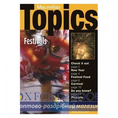 Книга Macmillan Topics Elementary Festivals ISBN 9781405094955 замовити онлайн