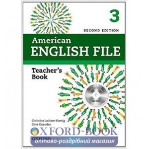 Книга для вчителя American English File 2nd Edition 3 Teachers book + Testing Program CD-ROM ISBN 9780194776356