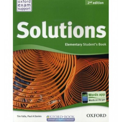 Підручник Solutions 2nd Edition Elementary Students Book Falla, T ISBN 9780194552783 заказать онлайн оптом Украина