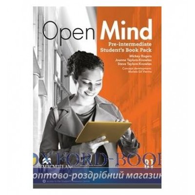 Підручник Open Mind British English Pre-Intermediate Students Book Pack ISBN 9780230458291 замовити онлайн