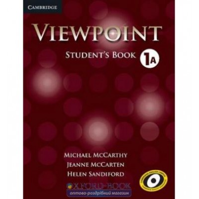 Підручник Viewpoint 1A Students Book McCarthy, M ISBN 9781107601512 заказать онлайн оптом Украина