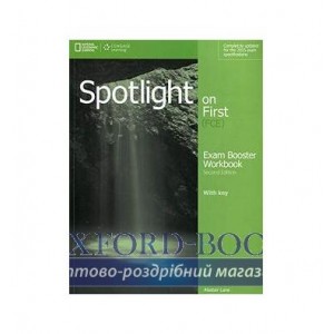 Робочий зошит Spotlight on First 2nd Edition Exam Booster Workbook with Key and Audio CDs ISBN 9781285849508