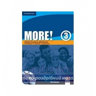 Робочий зошит More! 3 workbook with Audio CD Puchta, H ISBN 9780521713085 замовити онлайн