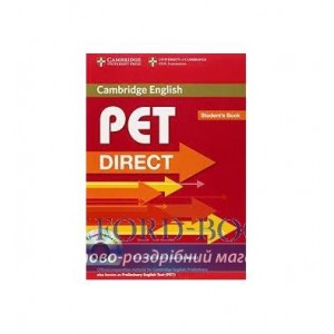 Підручник Direct Cambridge PET Students Pack (SB with CD-ROM and workbook without answers) ISBN 9780521167222