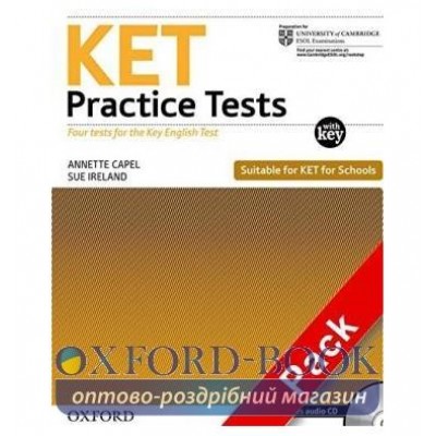 Тести Cambridge English KET Practice Tests with key and Audio CDs ISBN 9780194574211 замовити онлайн