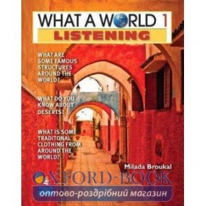 Підручник What a World Listening 1 Student Book ISBN 9780132473897
