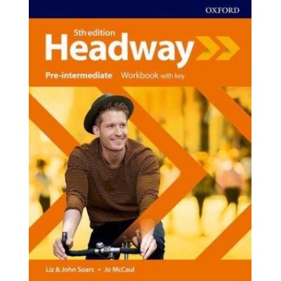 Робочий зошит New Headway 5th Edition Pre-Intermediate Workbook + key заказать онлайн оптом Украина