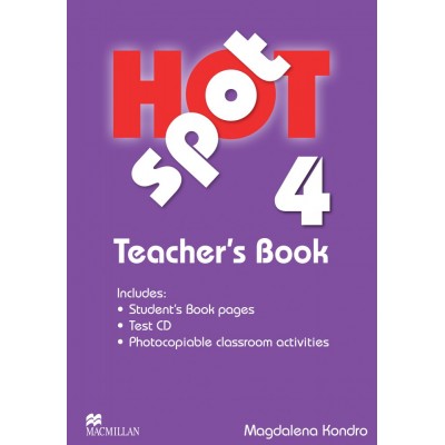 Книга для вчителя Hot Spot 4 Teachers Book with Test CD ISBN 9780230717947 замовити онлайн