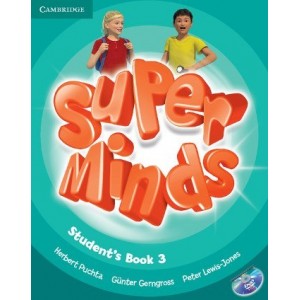 Підручник Super Minds 3 Students Book with DVD-ROM Puchta, H ISBN 9780521221689