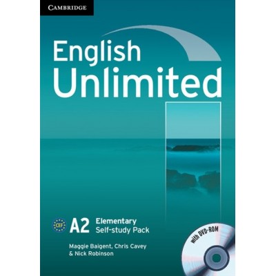 Робочий зошит English Unlimited Elementary Self-study Pack (workbook with DVD-ROM) Baigent, M ISBN 9780521697743 замовити онлайн