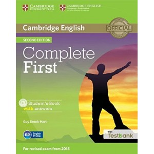 Підручник Complete First 2nd Edition Students Book with key with CD-ROM with Testbank ISBN 9781107501805