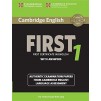 Підручник Cambridge English First 1 Students Book with key ISBN 9781107695917 заказать онлайн оптом Украина