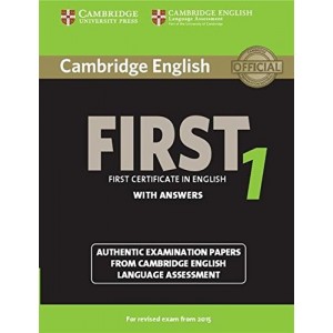 Підручник Cambridge English First 1 Students Book with key ISBN 9781107695917