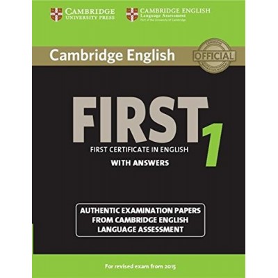Підручник Cambridge English First 1 Students Book with key ISBN 9781107695917 замовити онлайн