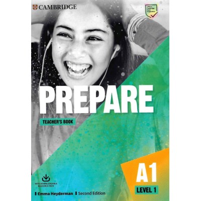 Книга для вчителя Cambridge English Prepare! Second Edition 1 Teachers Book with Downloadable Resource Pack Emma Heyderman замовити онлайн