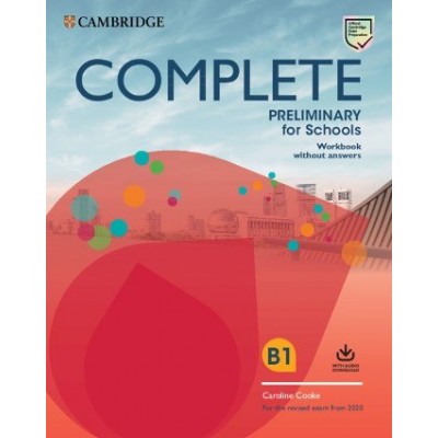 Робочий зошит Complete Preliminary for Schools 2 Ed workbook w/o Answers with Audio Download Cooke, C ISBN 9781108539111 замовити онлайн