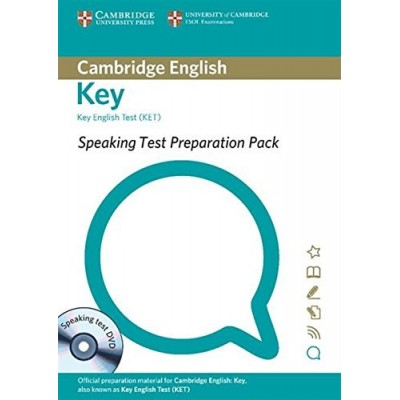 Тести Speaking Test Preparation Pack for KET Paperback with DVD ISBN 9781906438845 замовити онлайн
