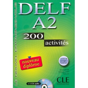 DELF A2, 200 Activites Livre + CD audio ISBN 9782090352450