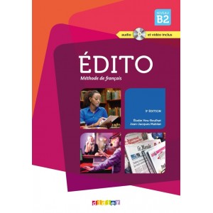 Книга Edito B2 3e Edition Livre eleve + DVD-Rom (audio et video) ISBN 9782278080984