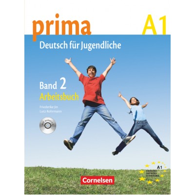 Робочий зошит Prima-Deutsch fur Jugendliche 2 (A1) Arbeitsbuch+CD Jin, F ISBN 9783060200689 заказать онлайн оптом Украина