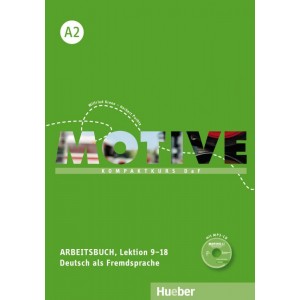 Робочий зошит Motive A2 Arbeitsbuch Lektion 9–18 mit MP3 Audio CD Herbert Puchta Dr ISBN 9783190318810