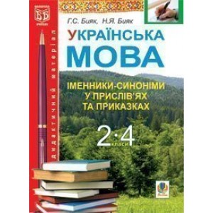 Українська мова Іменники-синоніми у прислів’ях та приказках Дидакт матер 2-4 клас