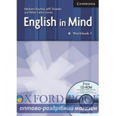 Робочий зошит English in Mind 5 workbook CD ISBN 9780521708975 заказать онлайн оптом Украина
