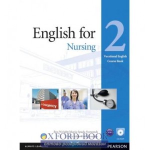 Підручник English for Nursing 2 Students Book with CD ISBN 9781408269947