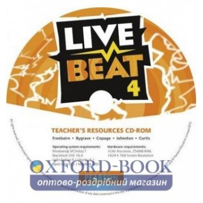 Диск Live Beat 4 Teacher Resource CD-ROM ISBN 9781447990642 замовити онлайн
