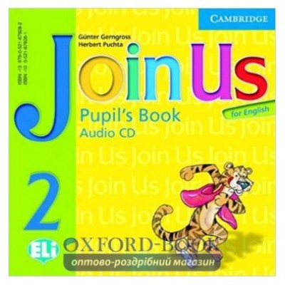 Підручник Join us English 2 Pupils book Audio CD(1) Gerngross, G ISBN 9780521679282 замовити онлайн