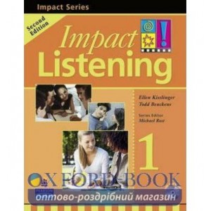 Підручник Impact Listening 1 Student Book + CD ISBN 9789620058011