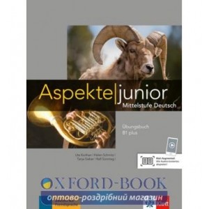 Робочий зошит Aspekte junior Arbeitsbuch B1+ mit Audio-Dateien zum Download ISBN 9783126052511