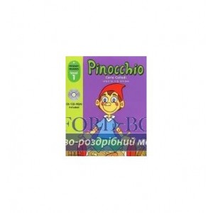 Книга Primary Readers Level 1 Pinocchio with CD-ROM ISBN 2000062793016