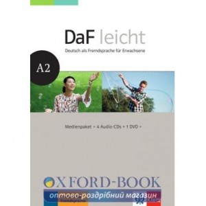 Книга DaF leicht Medienpaket A2 (CD+DVD) ISBN 9783126762588