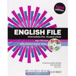 Підручник English File 3rd Edition IntermediatePlus Students Book with DVD-ROM, iTutor & Online Skills ISBN 9780194558297