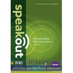Підручник Speak Out 2nd Pre-Intermediate Split book 1 Students Book with DVD + key ISBN 9781292149332