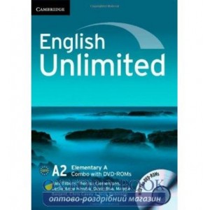 Підручник English Unlimited Combo Elementary A Students Book+workbook DVD-ROMs (2) Tilbury, A ISBN 9781107698840