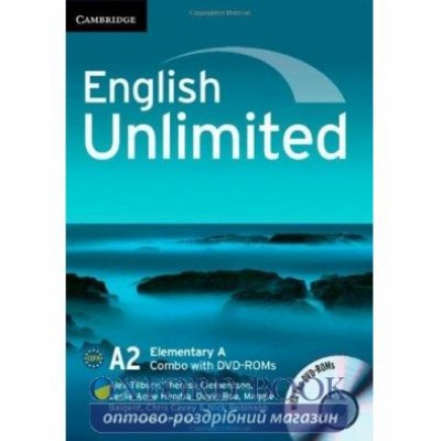 Підручник English Unlimited Combo Elementary A Students Book+workbook DVD-ROMs (2) Tilbury, A ISBN 9781107698840 замовити онлайн